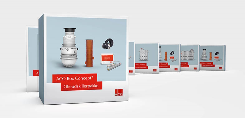ACO Box-koncept består af en række pakkeløsninger for olieudskillere og fedtudskillere.