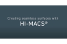 Creating seamless surfaces with HI-MACS®