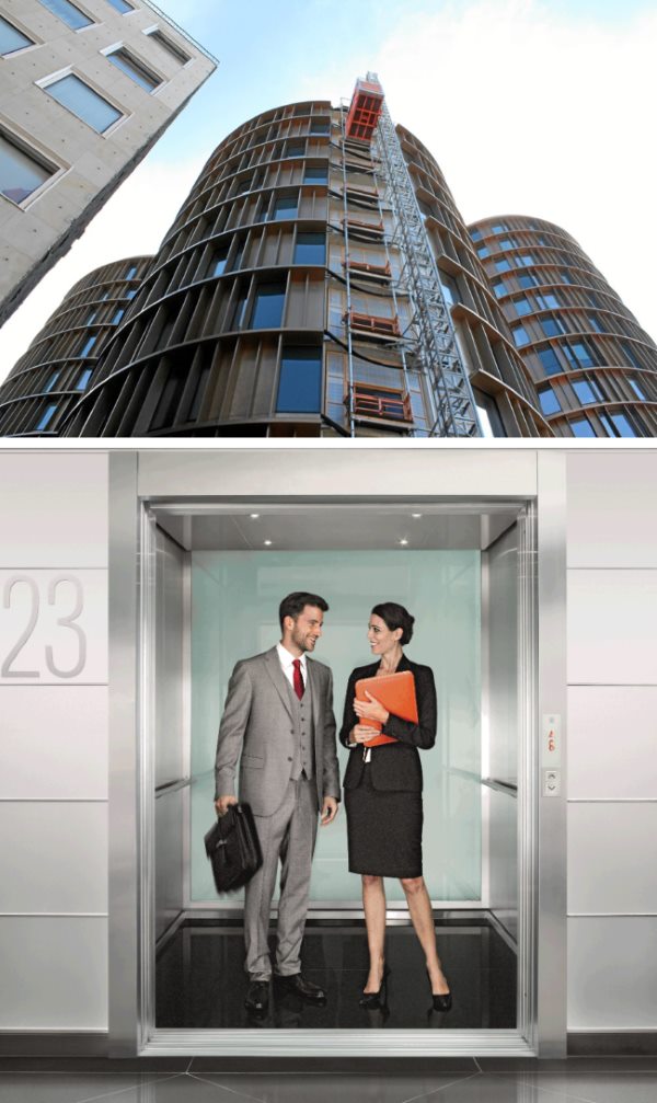 14 Schindler elevatorer til Axel Towers