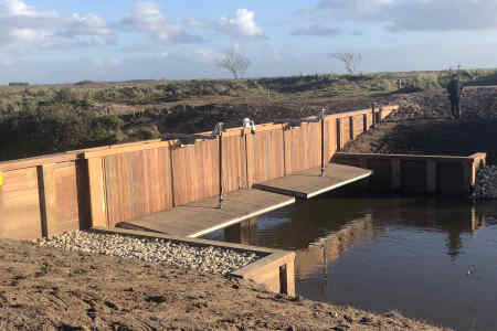 Slusen i Henne Mølleå