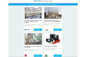 Nyheder: Ovenlys i bæredygtigt byggeri | Thermogulv ”Plug’n’Play” totalløsning | Strømpeforinger af kloakker | Berøringsfri armaturer med bluetooth