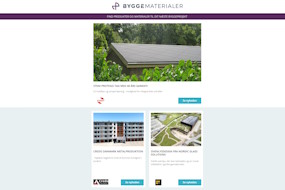 Nyheder: Klimavenlige døre | Skal altaner medregnes i byggeriets CO2-belastning? | Byggeriets grønne omstilling | Varmepumper til erhvervsbyggeri