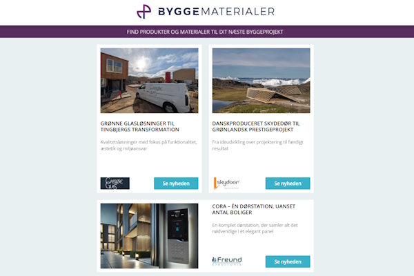 Nyheder: Biobaseret alternativ – vinylgulve | 374 facadepersienner til domicil | Spar strøm – butiksventilation | Energieffektiv isolering | Brandsikring