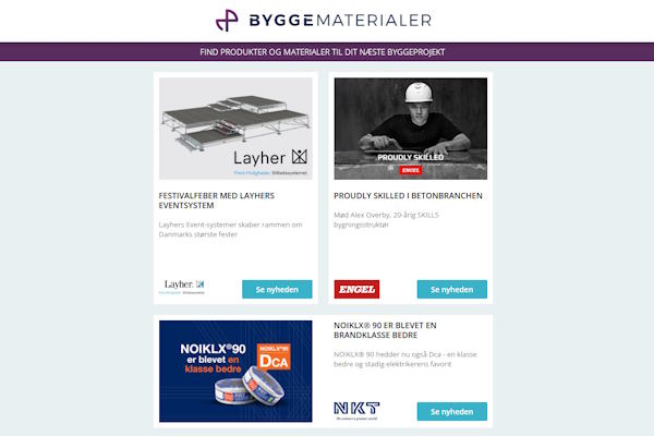Nyheder: Reducer CO2-udledningen – skruefundamenter | Luft til luft varmepumpe med mange muligheder | Lette gipsplader | Rustfrit stål