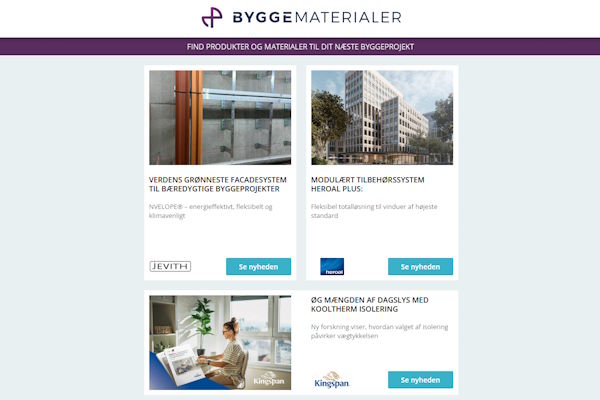 Nyheder: Trægulve, et naturmateriale | Sundt indeklima – befugtningsløsning | Effektiv afdækning med termoplader | Midlertidig varmeforsyning