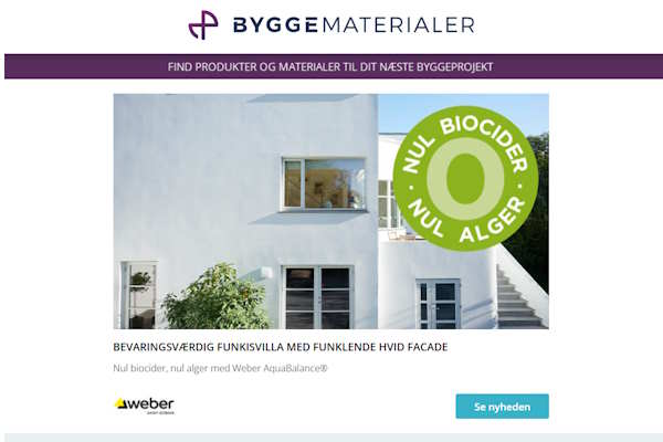 Nyheder: Spanske vægge i 100% genbrugstræ | Stenuld til moderne facadeløsninger | Rustfri armering | Affald med værdi | Indskudt etage