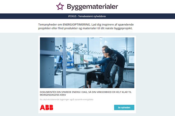 iFOKUS: Højteknologisk membran | Fremtidssikre armaturer | Komfortventilation – lavt energiforbrug | Holdbare fugemasser | Dokumentér din sparede energi