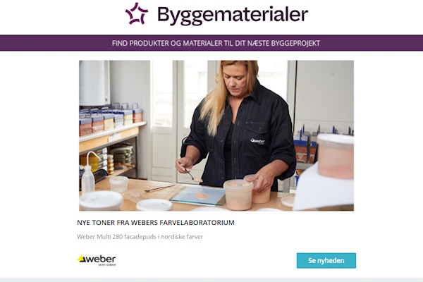 Nyheder: CO2-reduktion med stenuldsisolering | Fleksibel låsesystem | Miljøvenlig beton | Forlæng levetiden på tage | Skræddersyede gulvbelægninger