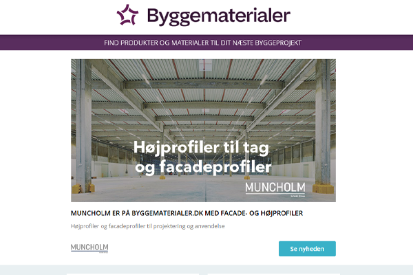Nyheder: Højprofiler og facadeprofiler | Reducér byggeaffald og spar tid | Fra idé til færdig facade