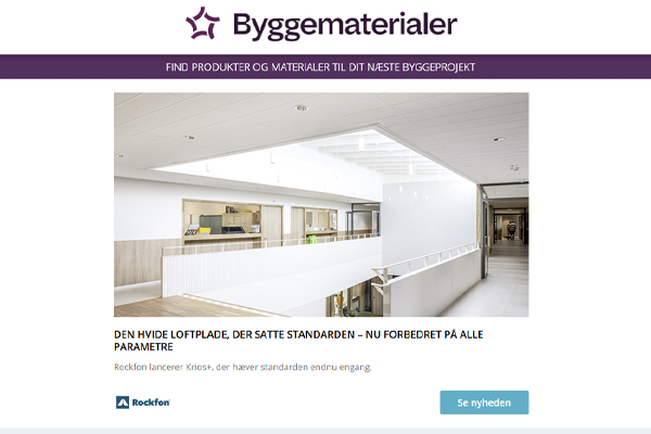 Nyheder: Hæver standarden endnu engang | Nordisk varme møder rå beton | Jagter ambitiøse bæredygtighedsmål