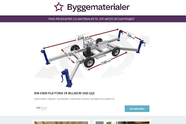 Nyheder: Billigere end leje | Traditionel nøgle til digital adgang | Redskabsrum leveret klar til brug