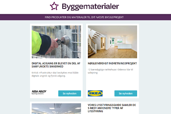Nyheder: Effektivitet i sin mest fleksible form | Kvalitet - også 10 år senere | Grønne facader ude og inde