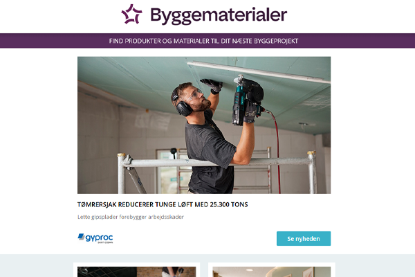 Nyheder: Spar tid, få inspiration og oplev lettere projektering | Dokumenteret lavere CO₂-aftryk | Intelligent ventilations- og varmesystem