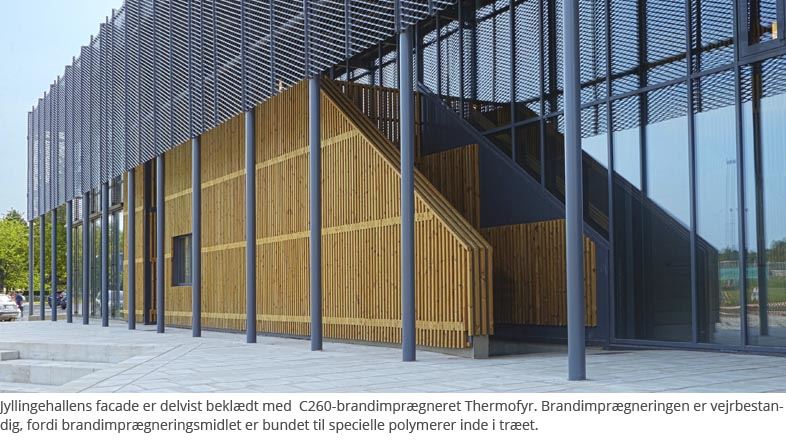 C260-brandimprægnering Thermofyr, træ og facade