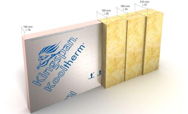Kingspan Kooltherm® K108 Hulmursisolering anvendes i murværk
