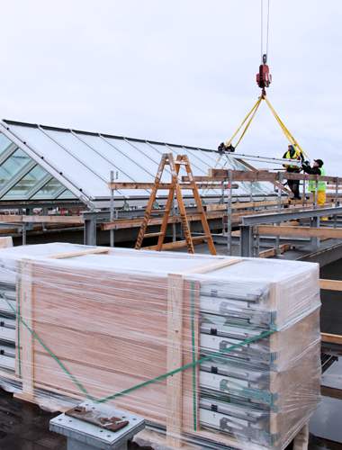 Hurtig og effektiv montage med VELUX ovenlysmoduler 