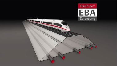 EBA-godkendte rør til højbelastede togbaner