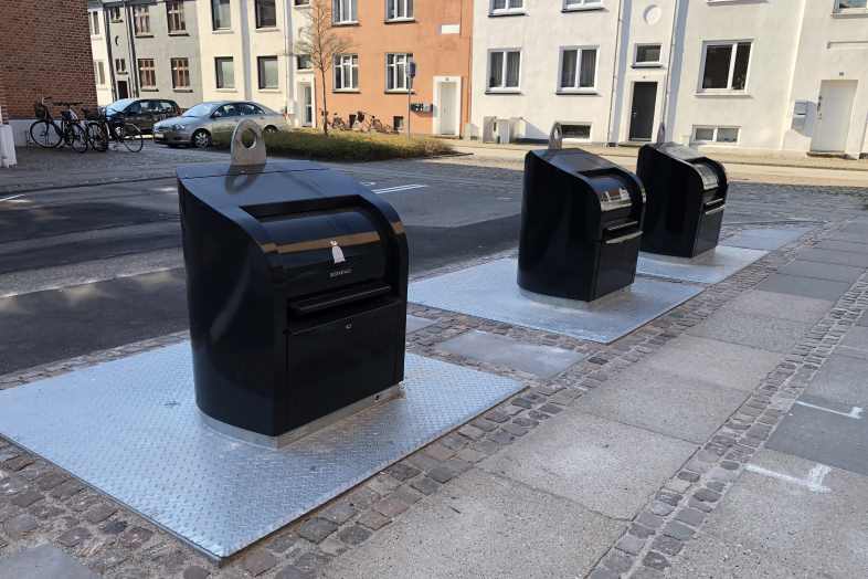 Installation af nedgravede affaldscontainere i Aalborg er godt i gang