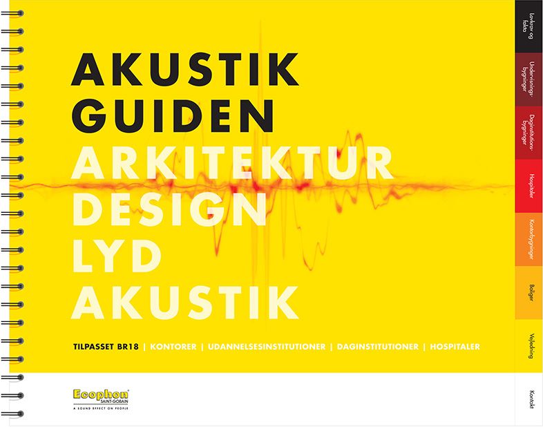 Akustikguiden fra Ecophon -  Nemt overblik over alle myndighedskrav 
