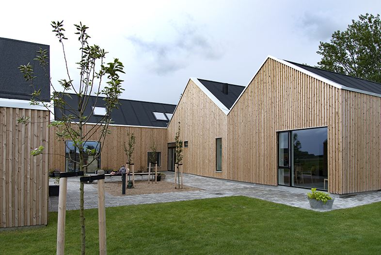 Svanemærket træbeklædning, ibby Børnehus,  Nordic – Office of Architecture, Foto Frøslev