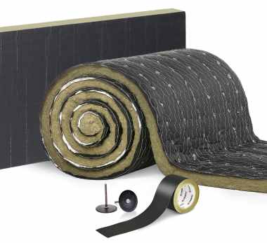 Yderlag i sort aluminiumslaminat – BlackCoat, Yderlag i tynd non-woven – Comfort