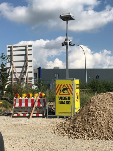 At sikre en byggeplads med et mobilt VIDEO GUARD tårn er nemt og fleksibelt