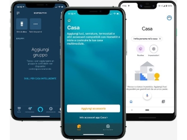 Med Apple HomeKit, Google og Amazon Alexa