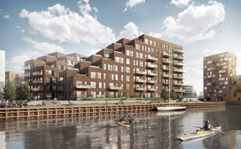 Uniplan Danmark har støbt 7417 m² undergulve i Havnehusene