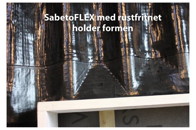 Flex-inddækningsmaterialer har langt mindre fleksibilitet