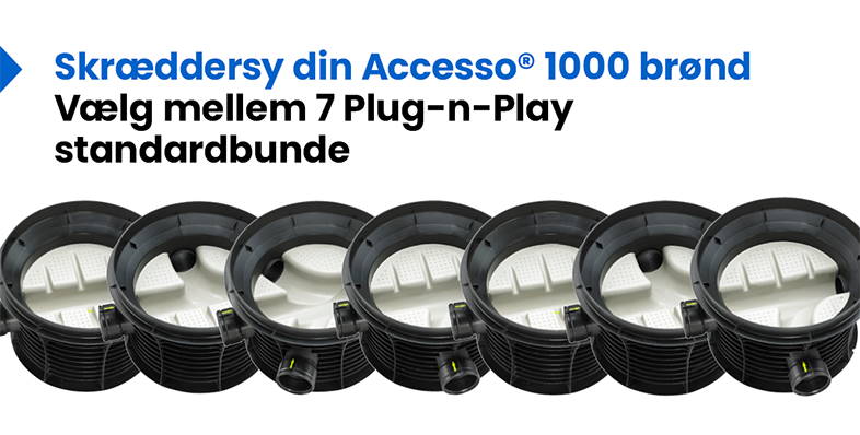 Uponor Accesso 1000 rense- og inspektionsbrønde