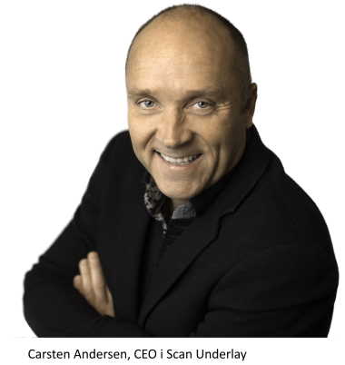 CEO Carsten Andersen fra Scan Underlay