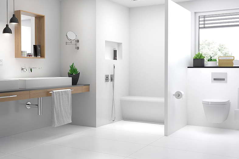 wedi, Top wall – storformat design overflader til eksklusivt badeværelsesdesign