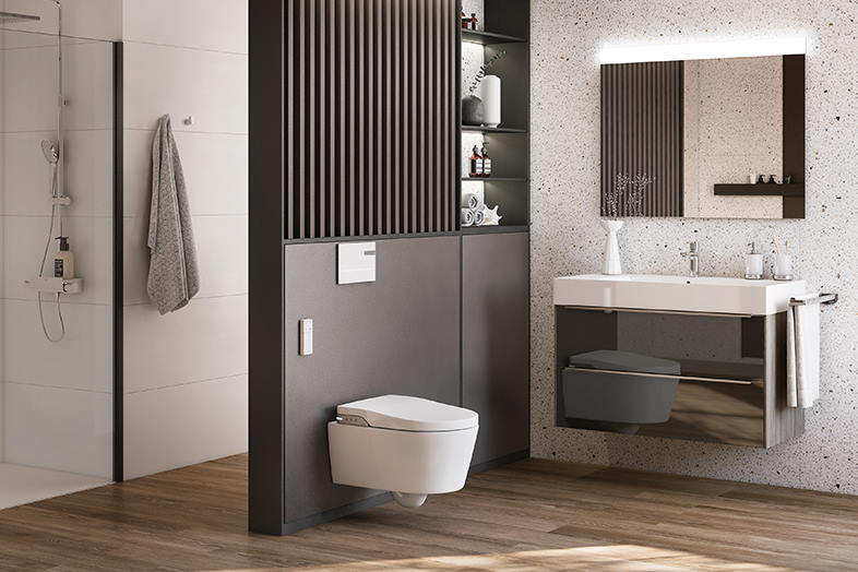 INSPIRA med In-Wash®-teknologi fra ROCA er med sine mange wellnessfunktioner en klar opgradering til både hygiejne og komfort på badeværleset
