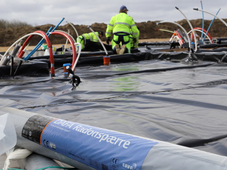 Holstebro-Alstrup friplejehjem radonsikres med DAFA Radon System™