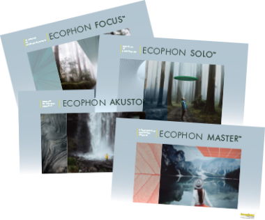 Ecophon, nye inspirerende brochurer i interaktive versioner