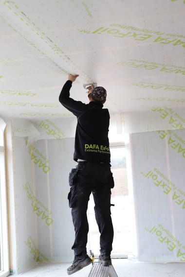 DAFA Building Solutions, dampspærren minimere spildet og opsætningen lettes