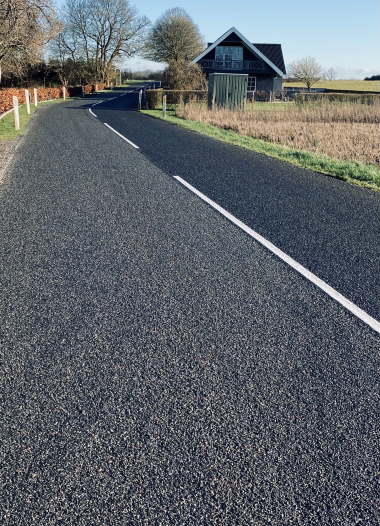 Dansk Overfladebelægning, overfladebelægning øger trafiksikkerheden