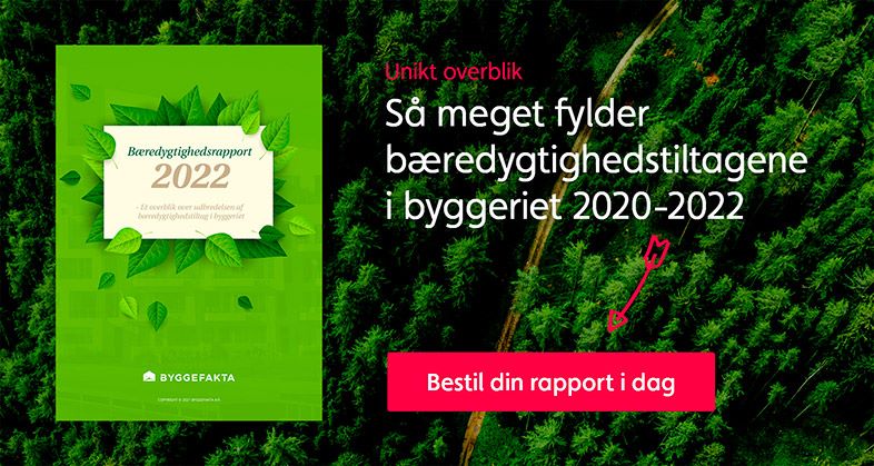 Byggefakta, bæredygtighed i byggeriet i 2022