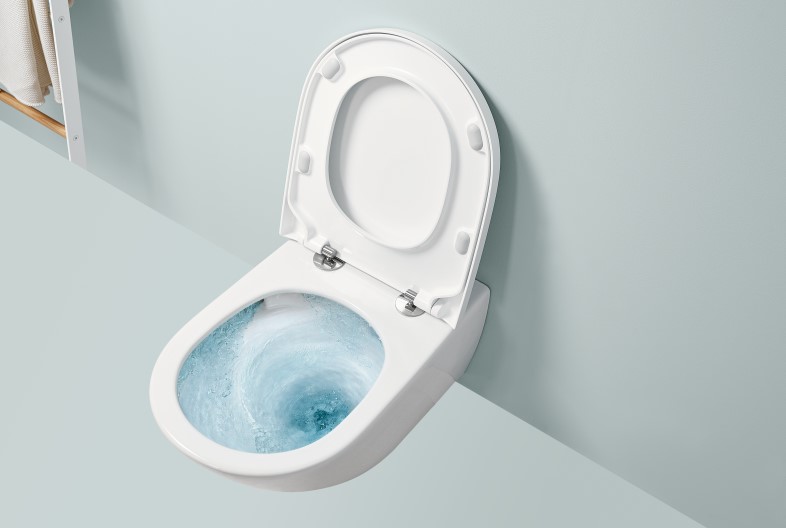 Villeroy & Boch, tornadoskyl i toilettet