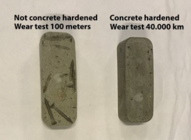 Danish Concrete Hardener, genbrugsbeton