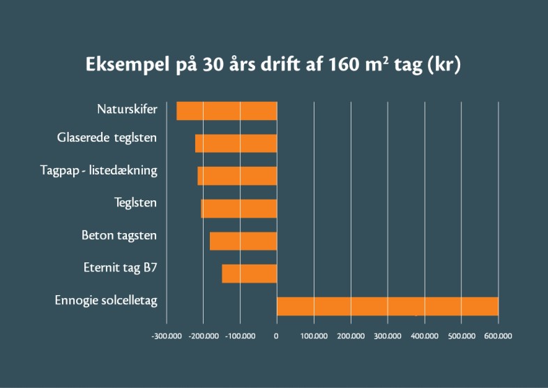 Ennogie, økonomien i et solcelletag