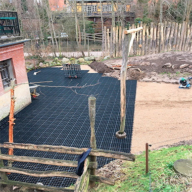 odense zoo ecoraster plader græsbelægning