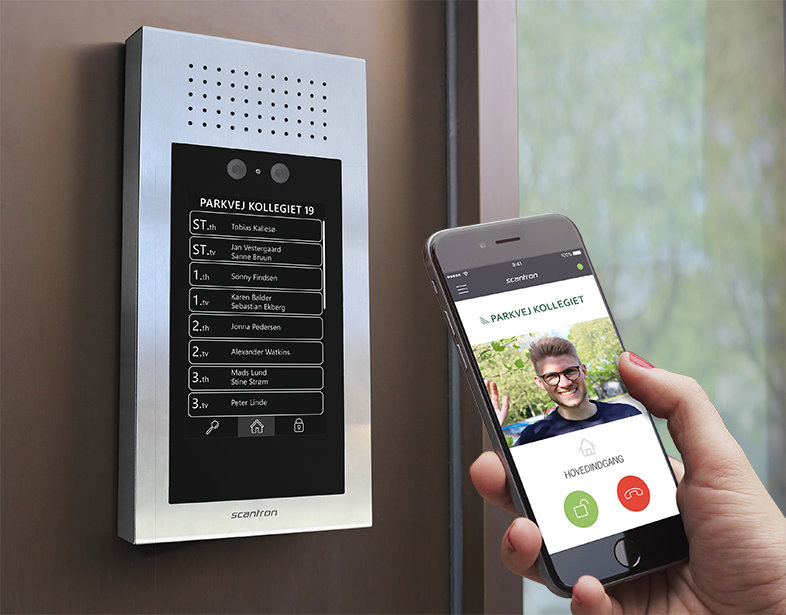 Scantron lancerer SAGA IP dørstation med video, touchskærm & ADK 