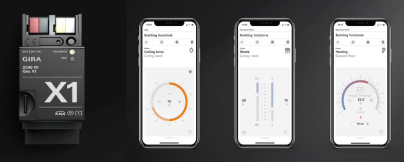 MAKSIMAL KOMFORT: KNX RF + GIRA X1