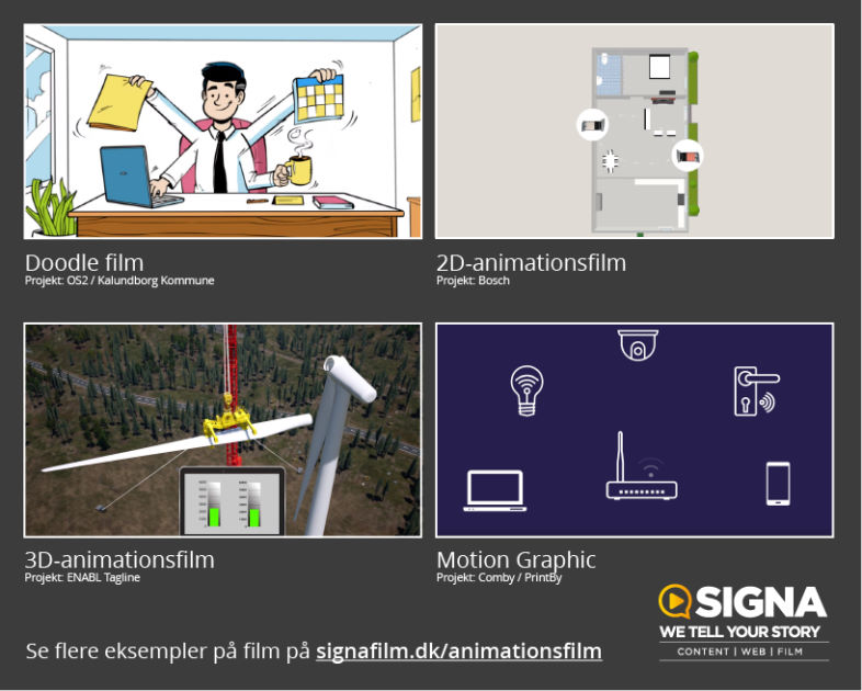 Fortæl gode historier med animationsfilm fra SIGNA