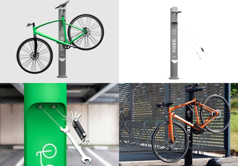 Smekab Citylife - Offentlig reparationsstander til cyklister 