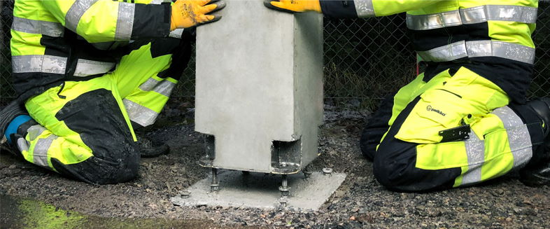 søjlesko og vægsko fra Peikko 