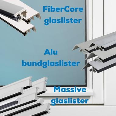 bundglaslister, FiberCore glaslister, Alu glaslister, primo