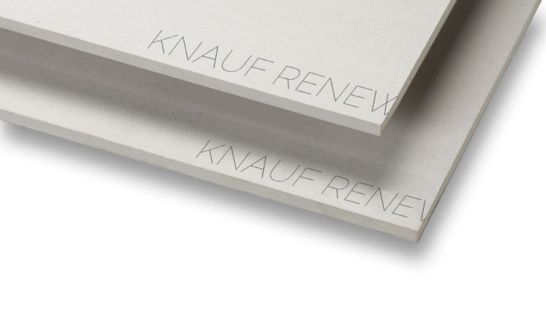 Knauf lancerer standard gipsplade med reduceret co2