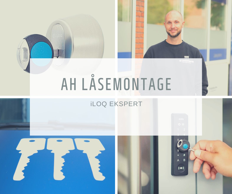 A/H Låsemontage - Batteri- og kabelfri løsning 